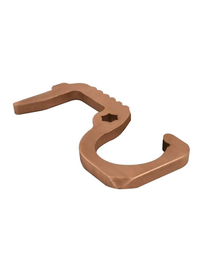 Multifunctional Contactless V-irus Isolation Door Opener Brown 8.5 x 5cm  - Image 1