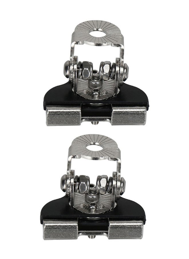 2-Piece Pillar Hood Mounting Bracket Clamp Holder Set - Image 1