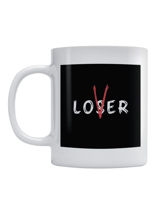 Atiq Lover Printed Coffee Mug White/Black/Red 