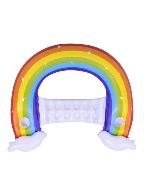 Inflatable Rainbow Water Lounger 148x99x105cm