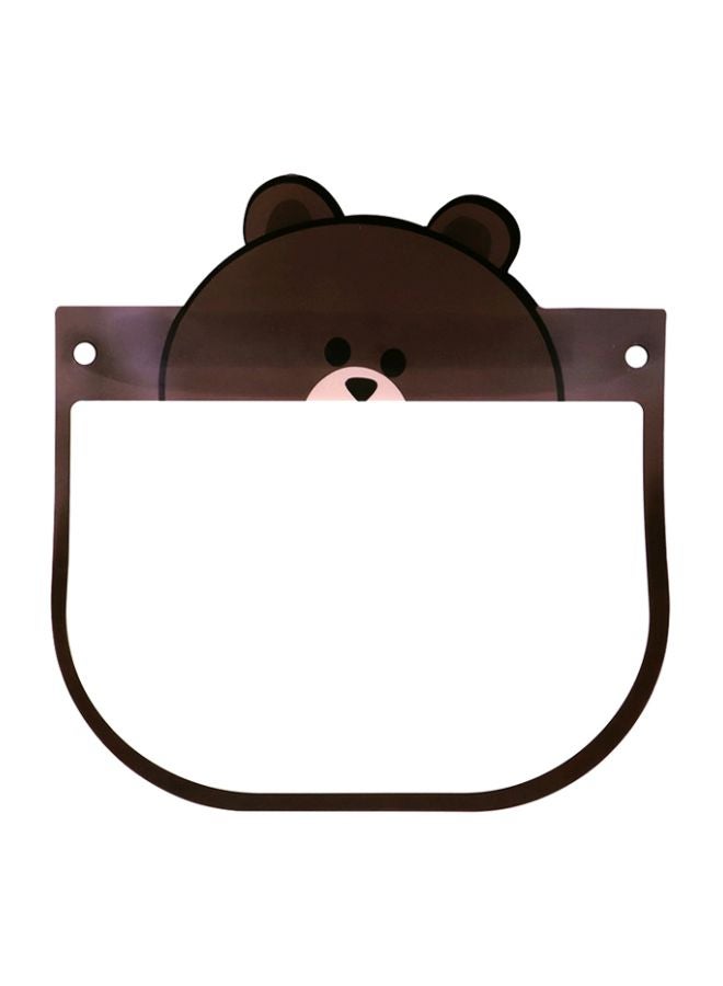 SAPU Bear Style Protective Mask clear 26x25centimeter - Image 1