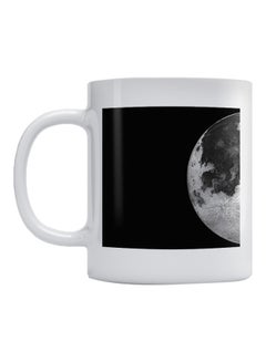Atiq Moon Printed Mug White/Black 
