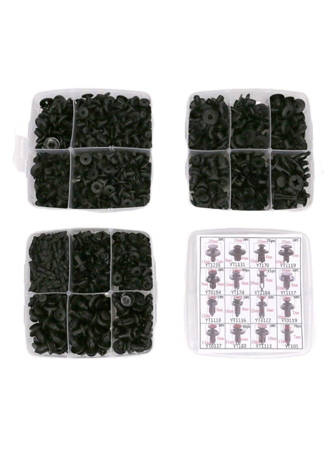 Generic 620-Piece Retainer Pin Rivet Kit With Storage Box  - Image 2
