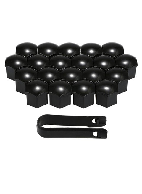20-Piece Wheel Lug Cap Set With Nut Cover Puller For Tesla Model 3