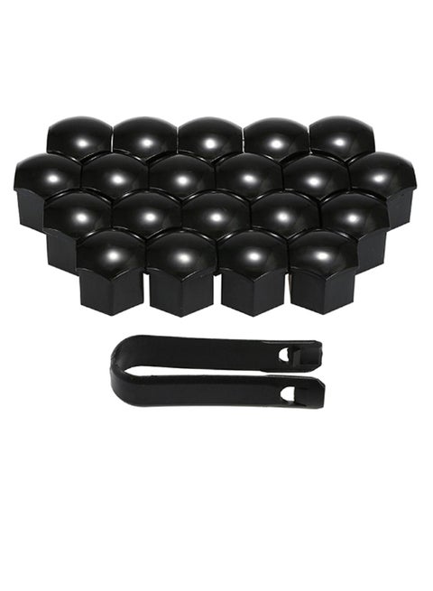 20-Piece Wheel Lug Cap Set With Nut Cover Puller For Tesla Model 3