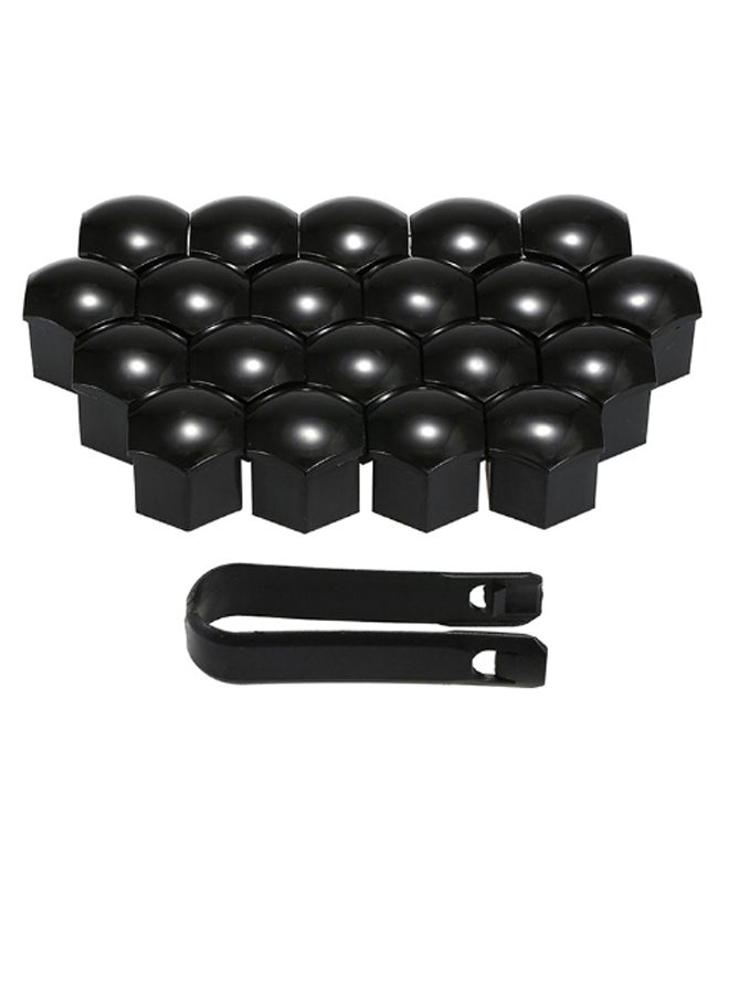 Generic - 20-Piece Wheel Lug Cap Set With Nut Cover Puller For Tesla Model 3 - Image 1