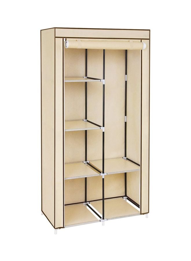 Roman Gifts Portable Wardrobe Organizer Beige 110x175x45centimeter  - Image 1