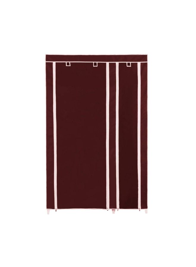 رومان جيفتس خزانة ملابس محمولة من القماش أحمر غامق 110x175x45Ø³Ù†ØªÙŠÙ…ØªØ± - Image 2