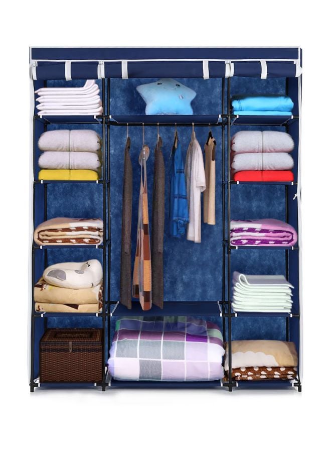 رومان جيفتس خزانة ملابس محمولة لغرفة النوم أزرق 130x175x45Ø³Ù†ØªÙŠÙ…ØªØ± - Image 2