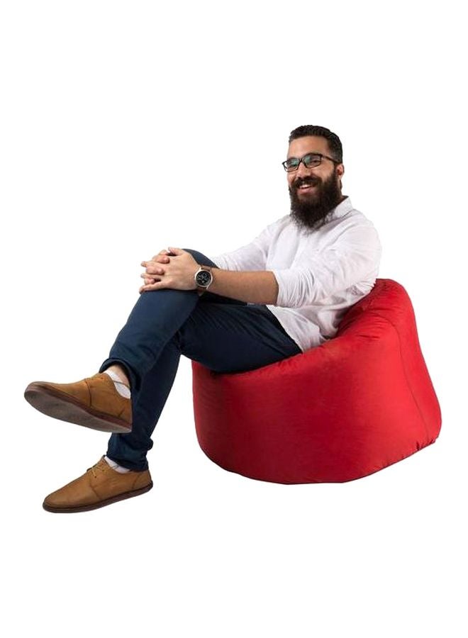 Generic PVC Bean Bag Red 85x55x55centimeter  - Image 3