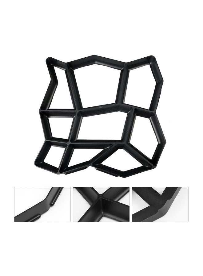 ماركة غير محددة - قالب بتصميم حجر من الإسمنت الصلب أسود 43x43Ø³Ù†ØªÙŠÙ…ØªØ± - Image 1