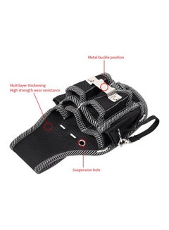 Generic Electrician Waist Pocket Tool Bag Black/White  - Image 5