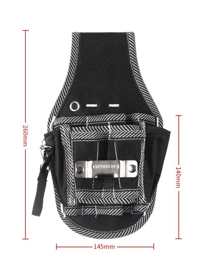 Generic Electrician Waist Pocket Tool Bag Black/White  - Image 3
