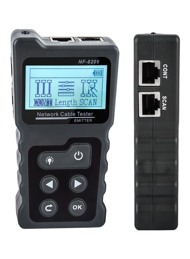 Multi-Functional LCD Network POE Checker With Current Tester Grey/Black 23x5x17centimeter - Image 3