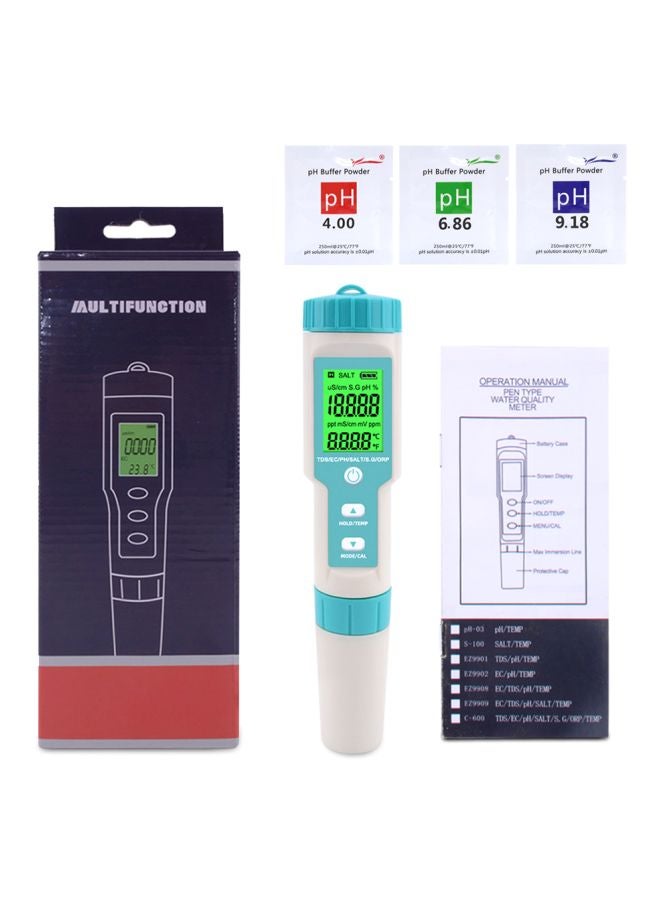 7-In-1 Pocket Water Quality Tester White/Blue  - Image 3