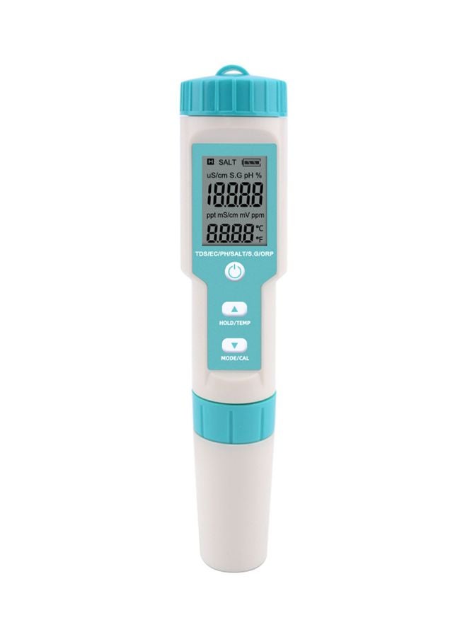 7-In-1 Pocket Water Quality Tester White/Blue  - Image 1