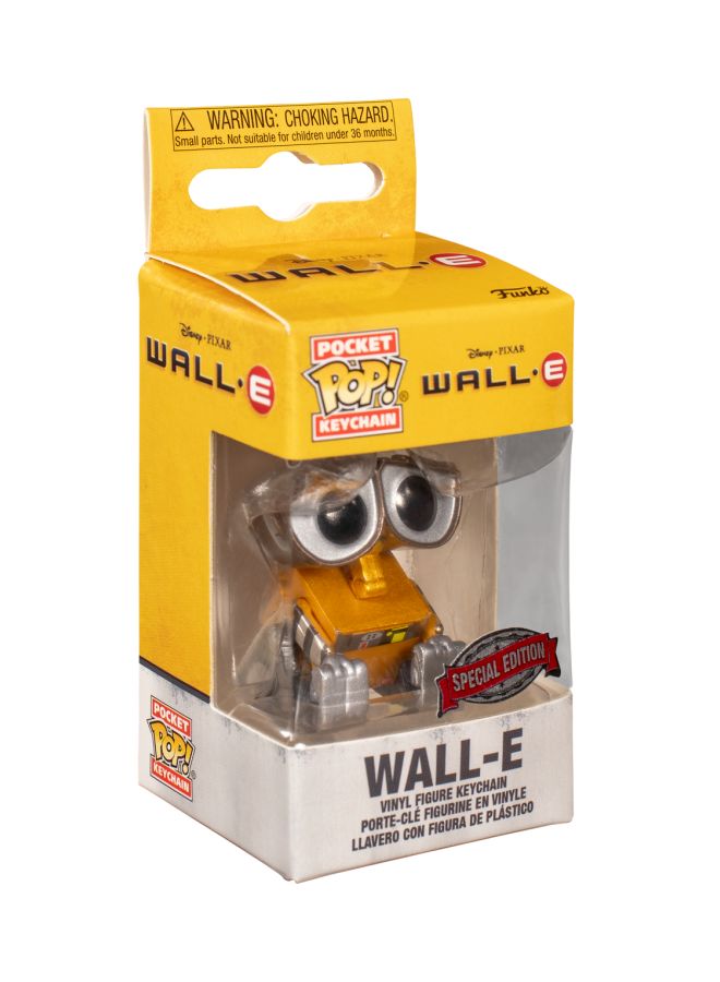 Funko POP Wall-E Vinyl Figure Keychain 47090 Silver/Gold/Black - Image 2