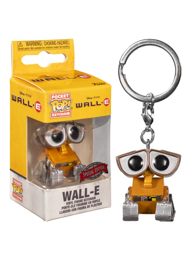 Funko POP Wall-E Vinyl Figure Keychain 47090 Silver/Gold/Black - Image 1