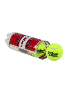 3-Piece Padel Rush 100 Tennnis Ball 22.8x64.8x22.6cm - v1592660839/N38650391A_2