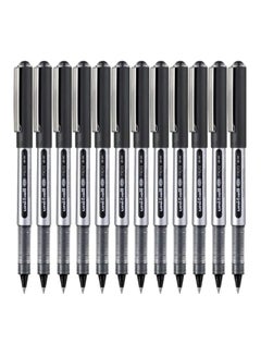 Mitsubishi 12-Piece Uni-Ball Eye Micro Gel-Ink Pen Set Black/Grey  - Image 1
