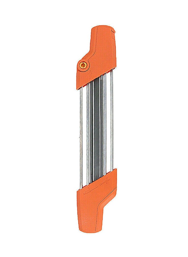 Generic 2-In-1 Chainsaw Sharpener Orange/Silver 38cm 