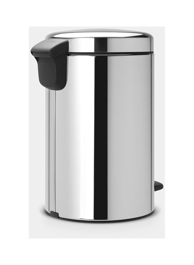 brabantia Pedal Garbage Bin Silver 33.8x41.1x25.1cm - Image 2