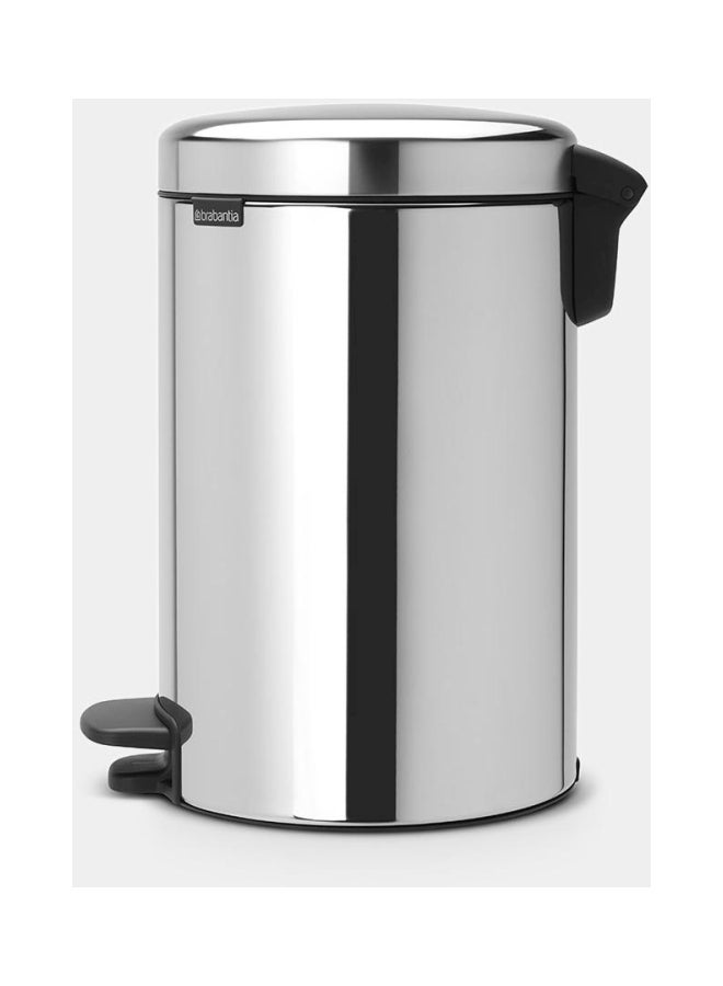 brabantia Pedal Garbage Bin Silver 33.8x41.1x25.1cm - Image 3