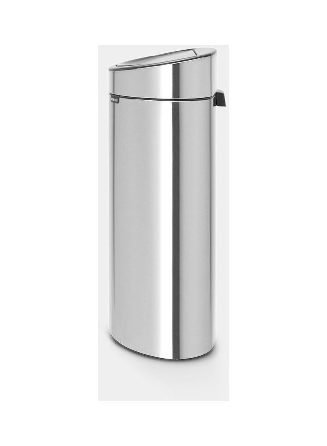 brabantia Steel Touch Bin Silver 30.2x72.7x43.5cm  - Image 2