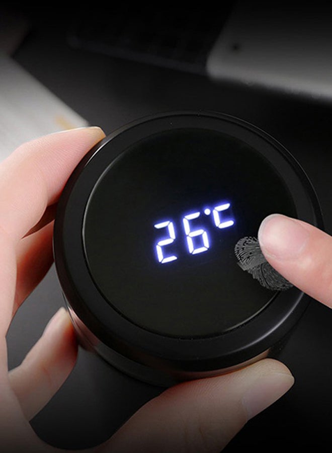 LED Temperature Display Water Bottle Gold/Black - Image 2