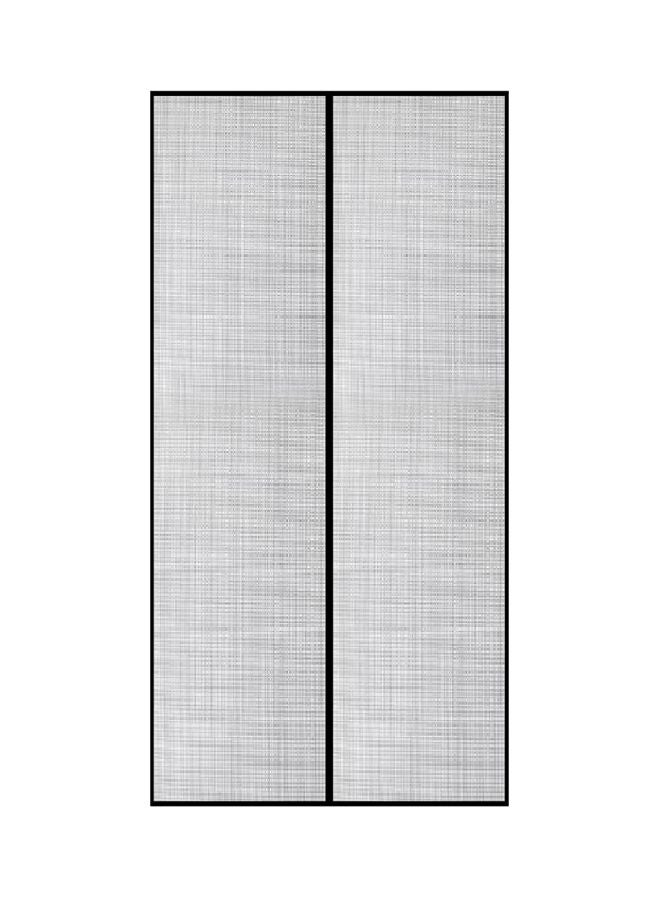 Magnetic Screen Mesh Curtain Grey/Black 210x100cm - Image 1
