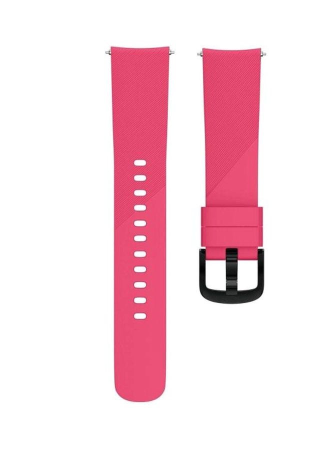 ليجر سوار ساعة ذكية بديل من السيليكون وردي - Image 1