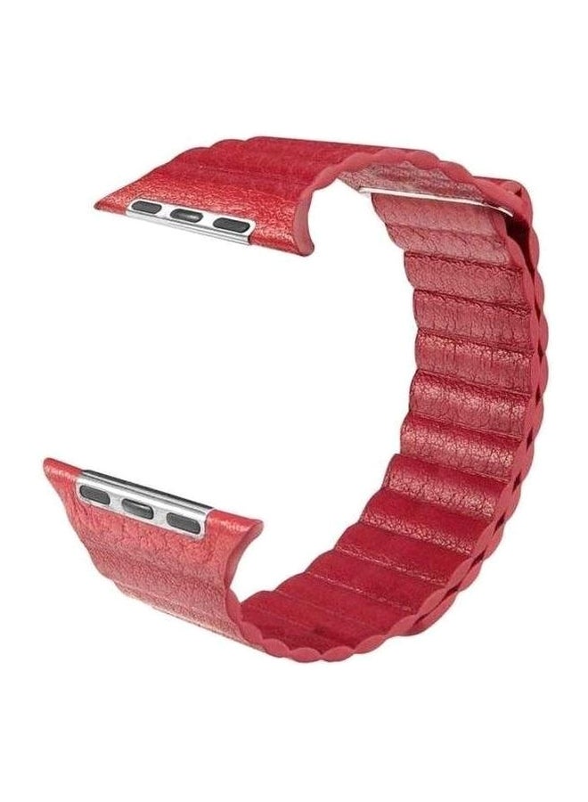 Liger - Replacement Band For Apple Watch Series 1/2/3/4 38/40mm Red - Image 1