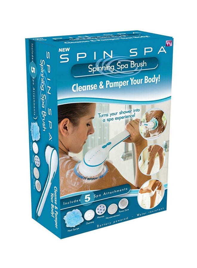 Body Spinning Spa Brush White/Blue
