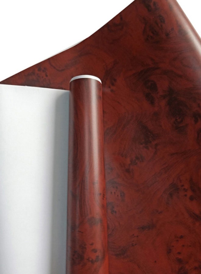 ملصق داخلي للسيارة بتصميم طبعة خشبية لامعة - Image 2