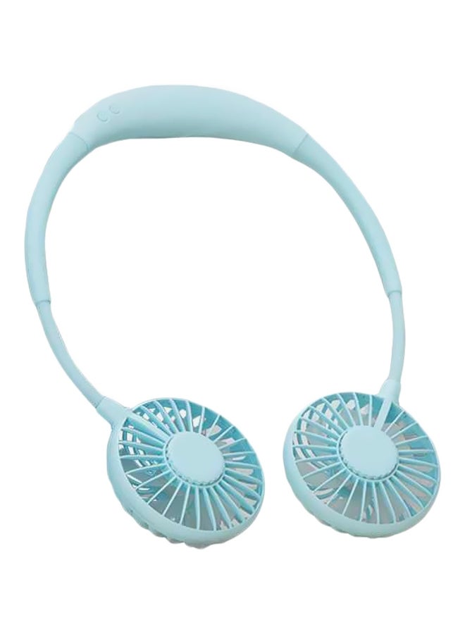مروحة صغيرة للرقبة قابلة للشحن بمنفذ USB LSKO0116-4 أزرق - Image 1