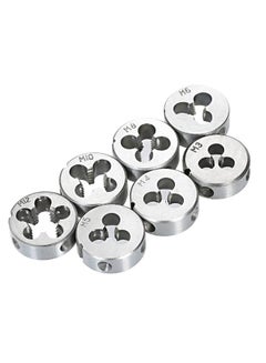 Generic 32-Piece Tungsten Carbide Tap Die Screw Thread Making Tool Bit Set With Metal Case Silver 26cm  - Image 4