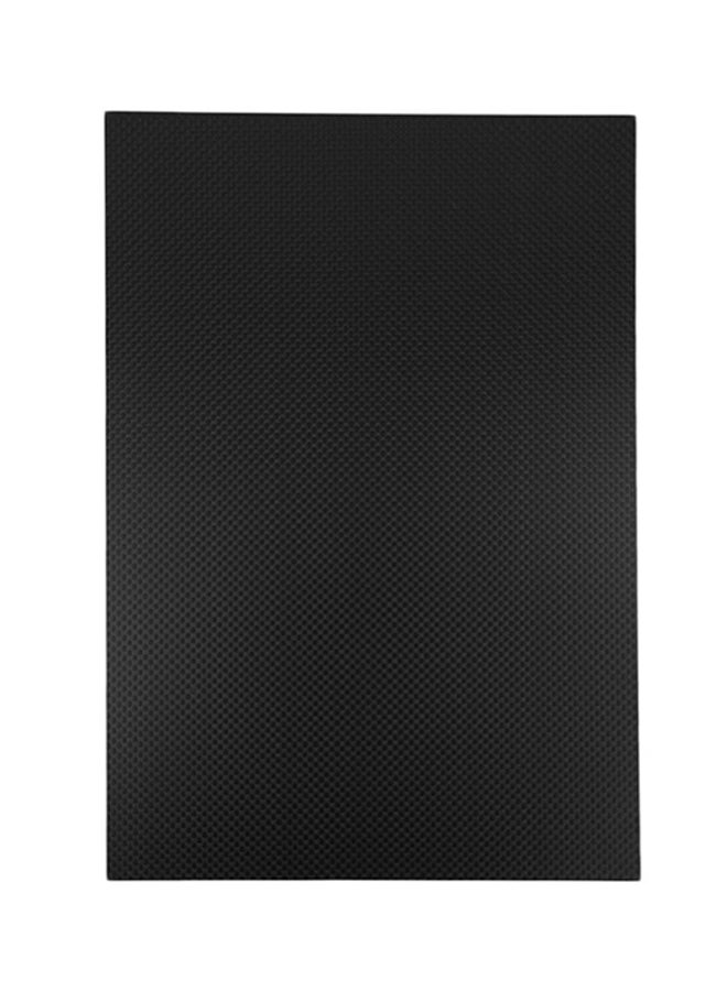 لوح بسطح لامع مصنوع من ألياف الكربون أسود 300 x 200 x 3.0مم  - Image 1