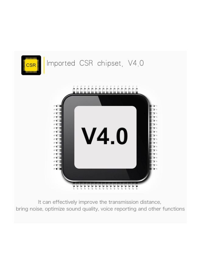 Fineblue Bluetooth In-Ear Clip-On Earphone Black - Image 3