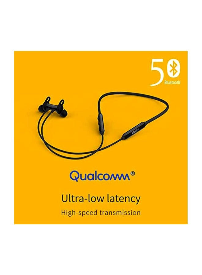 اديفير سماعات رأس W200BT لاسلكية بخاصية بلوتوث 5.0 بتصميم رياضي وبوقت تشغيل يصل إلى 7 ساعات مقاومة للماء والعرق بمعيار IPX5 وبخاصية إلغاء الضوضاء لالتقاط صوت واضح ومزودة بميكروفون أسود - Image 3