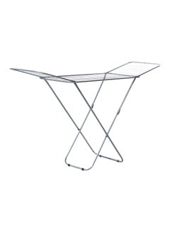Lux Folding Clothes Drying Rack Silver 128x60centimeter  - Image 1