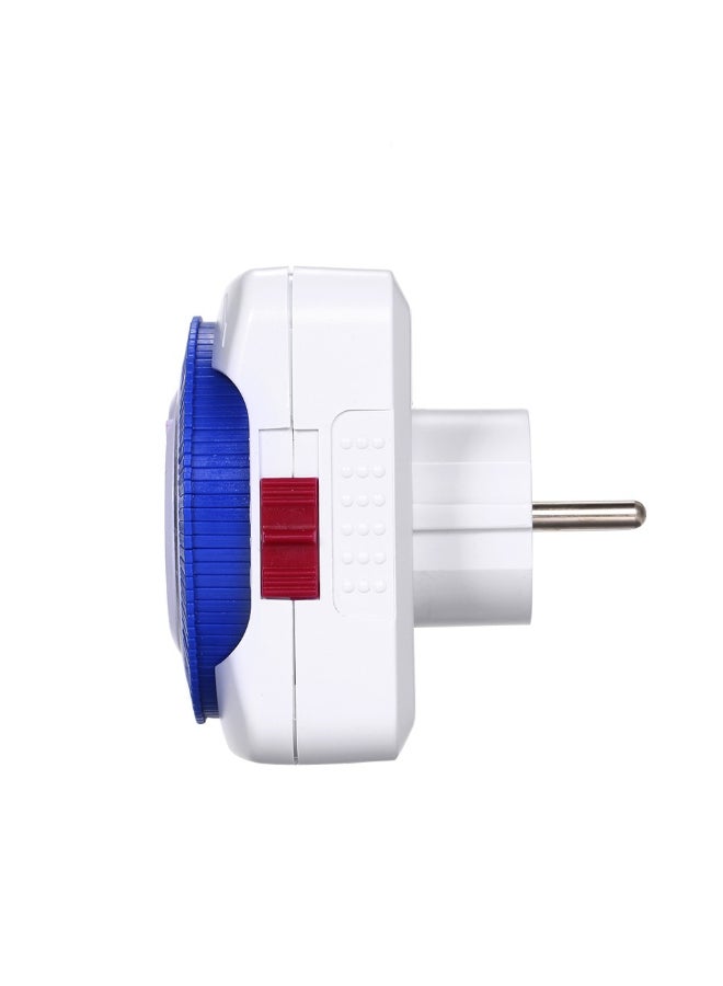 Plug-In Timer Mechanical Switch White/Blue 3.15 x 3.15inch  - Image 2