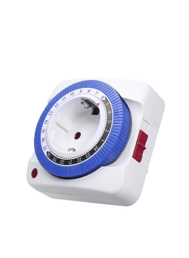 Plug-In Timer Mechanical Switch White/Blue 3.15 x 3.15inch  - Image 4
