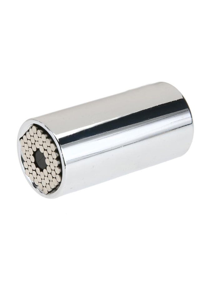 طقم مفتاح ربط صندوقي شامل ذاتي الضبط مكون من قطعتين فضي 7 x 19مم - Image 3