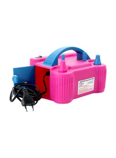Generic 600W Electric High Power Two Nozzle Air Blower Pink/Blue 20.5cm  - Image 1