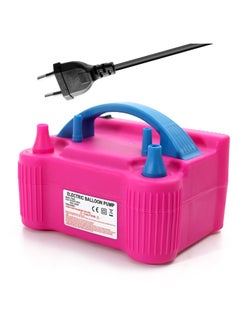 Generic 600W Electric High Power Two Nozzle Air Blower Pink/Blue 20.5cm  - Image 3