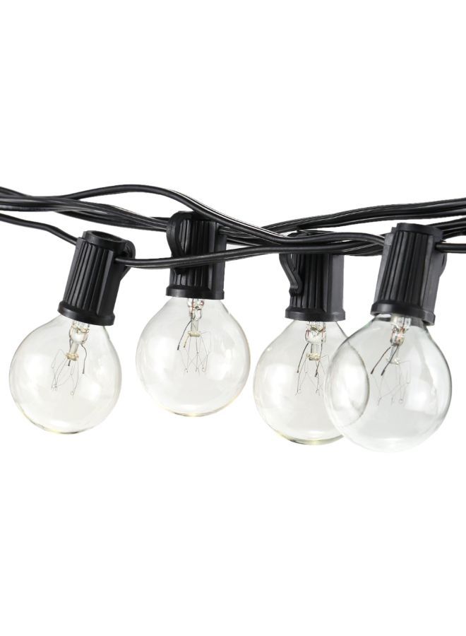 تومشاين طقم شريط إضاءة LED للتعليق في الأماكن الخارجية مكون من 25 مصباحا أسود/شفاف 24سم  - Image 2