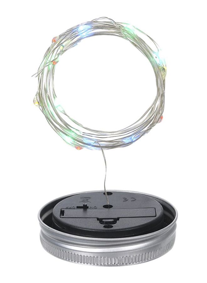 Solar Starry Fairy Jar Outdoor Light Sliver/Black 15cm - v1592682043/N38689416A_1