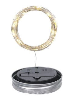 MASON Solar Starry Fairy Jar Outdoor Light Sliver/Black 15cm  - Image 1