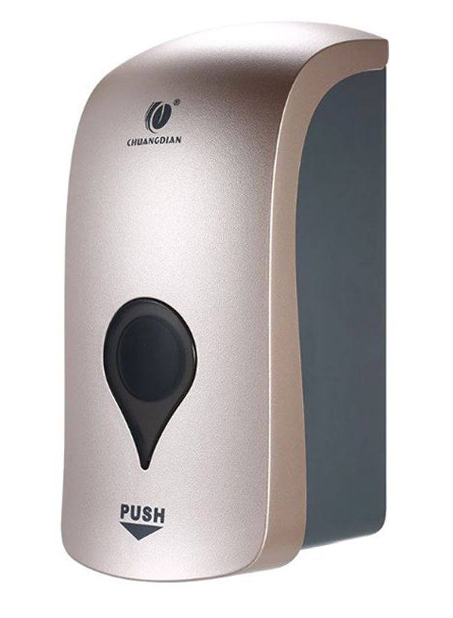 CHUANGDIAN Wall-Mounted Rinse-Free Soap Dispenser Brown 25cm  - Image 2