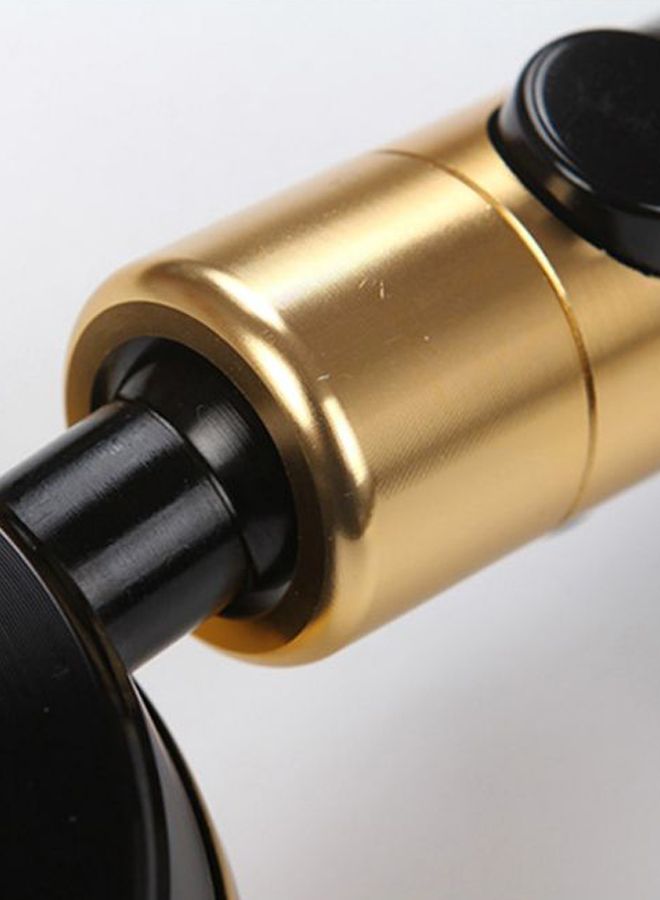 Rotatable Shower Head Black/Gold 26.5cm  - Image 2